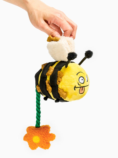 the-furry-folks-jouet-de-fouille-puzzle-interactif-pour-chien-happy-bee-abeille