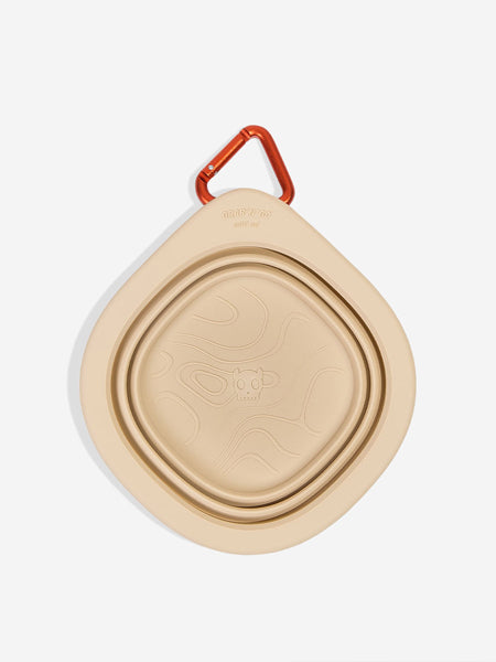 zee-dog-gamelle-transport-pliable-Go-Bowl-Biscotti