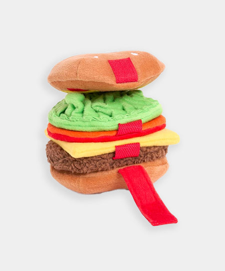 zippy-paws-peluche-fouille-pour-chien-Snufflerz-Stacks-Cheeseburger