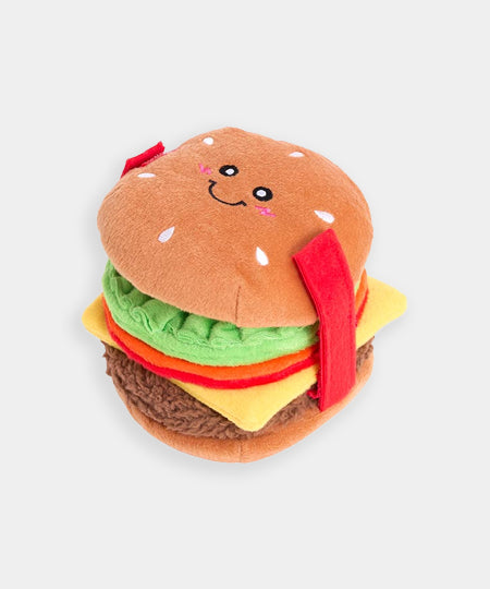 zippy-paws-peluche-fouille-pour-chien-Snufflerz-Stacks-Cheeseburger