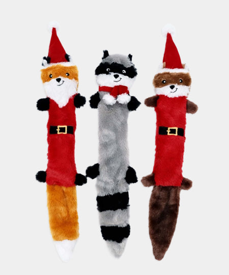 zippy-paws-peluche-pour-chien-Holiday-Skinny-Peltz-noel