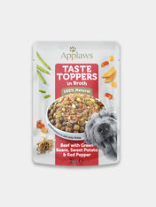 Applaws-alimentation-qualite-pour-chien-chiot-toppers-boeuf-petit-pois-patate-douce