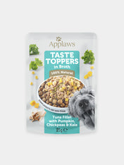 Applaws-alimentation-qualite-pour-chien-chiot-toppers-thon-citrouille-pois-chiche-kale