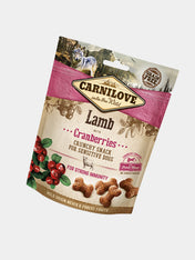 Carnilove-friandises-sans-cereales-pour-chien-agneau-cranberries