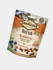 Carnilove-friandises-sans-cereales-pour-chien-autruche-mures
