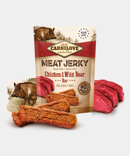 Carnilove-friandises-sans-cereales-pour-chien-meat-jerky-poulet-sanglier
