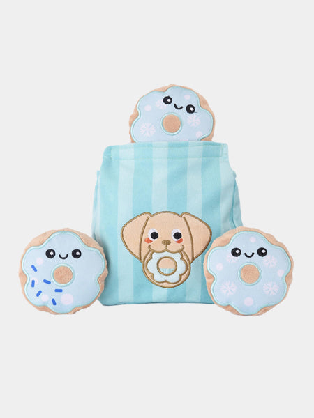       HugSmart-peluche-interactive-pour-chien-chiot-donuts-fouille