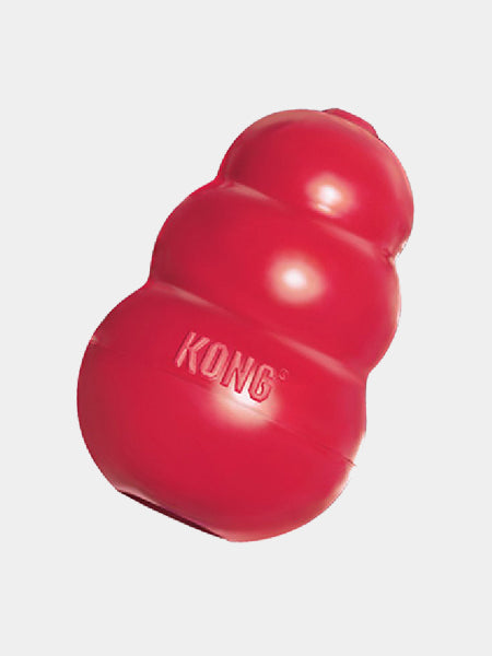 Jouet Kong Original à mâcher pour chien - Taille S, M et L - Rouge