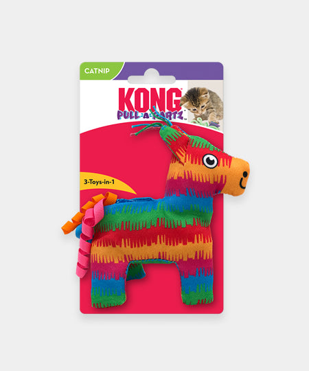 Jouet-interactif-KONG-herbe-a-chat-chat-Pull-A-Partz-Pinata