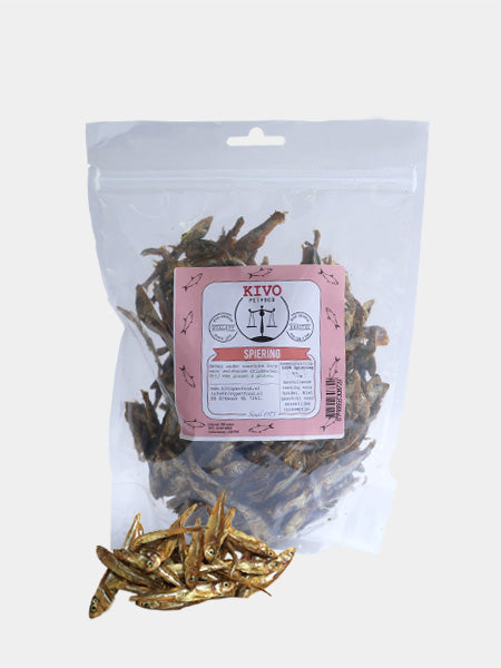 Kivo-natural-pet-food-poisson-entier-seche-Eperlan-pour-chien