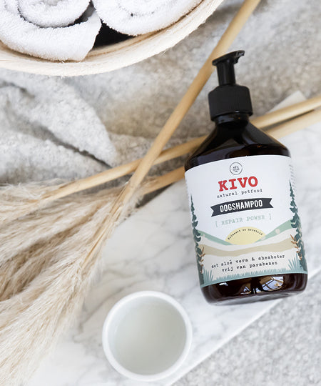 Kivo-natural-pet-food-shampoing-repair-power