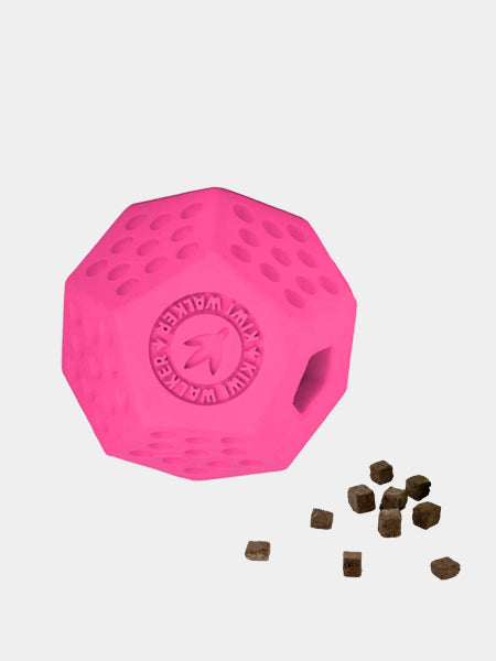 Kiwi-walker-Jouet-occupation-pour-chien-Dodecaball-Rose