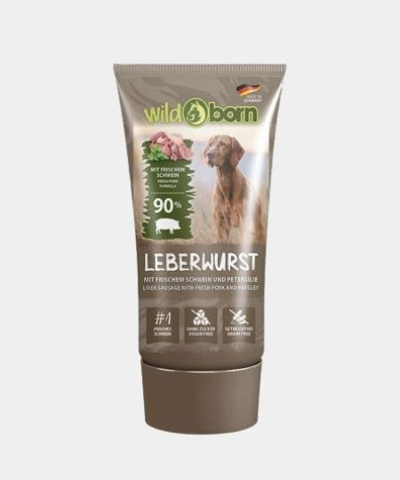 Pate-tube-pour-chien-90%- viande-Porc - WildBorn