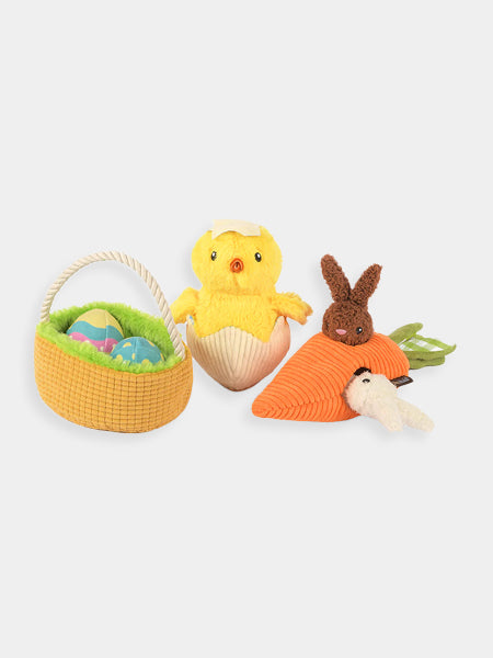 Pet-play-jouet-peluche-chien-Hippity-Hoppity-Eggs-cellent-Basket