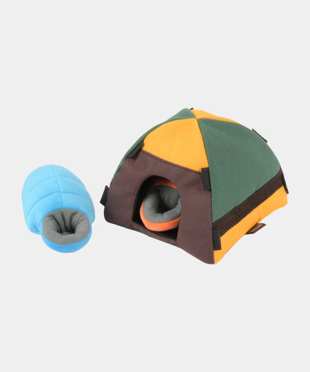 Pet-play-jouet-peluche-chien-camp-Trailblazing-Tent