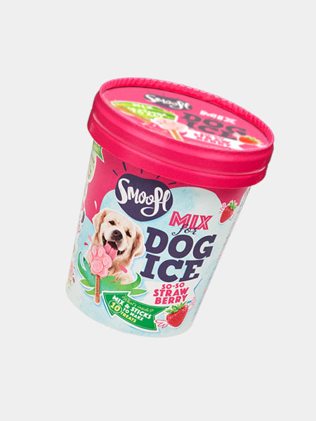 Smoofl-glace-pour-chien-fraise