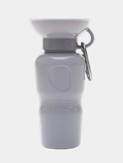 Springer-bouteille-portable-voyage-chien-gris