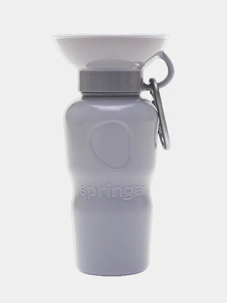Springer-bouteille-portable-voyage-chien-gris