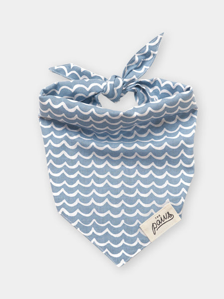 The-Paws-bandana-pour-chien-vague