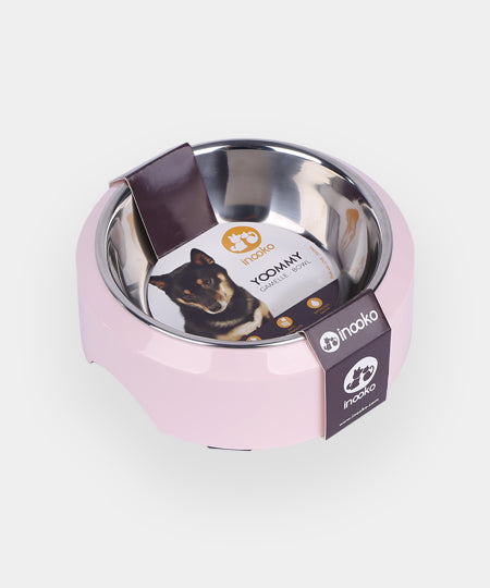 inooko - Gamelle design rose pour chien