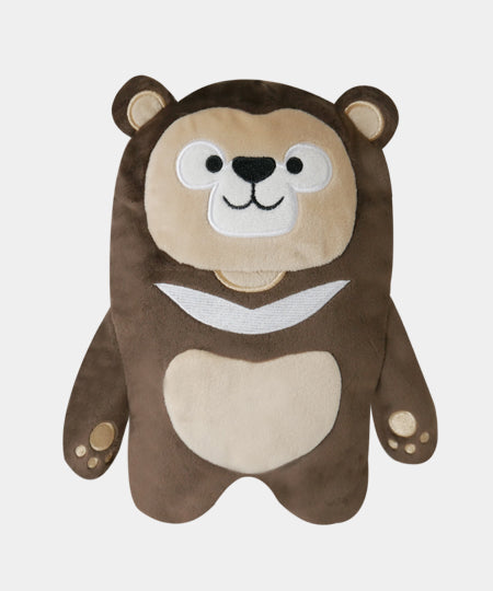 inooko - peluche ours eco friendly resistante originale pour chien