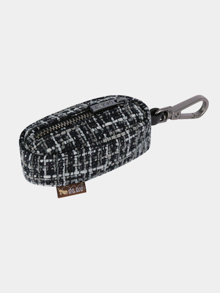 pet-play-distributeur-sac-a-crottes-tweed-noir-gris