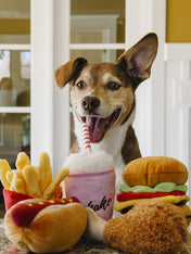 Peluche pour chien milkshake pet play
