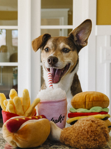 Peluche pour chien milkshake pet play