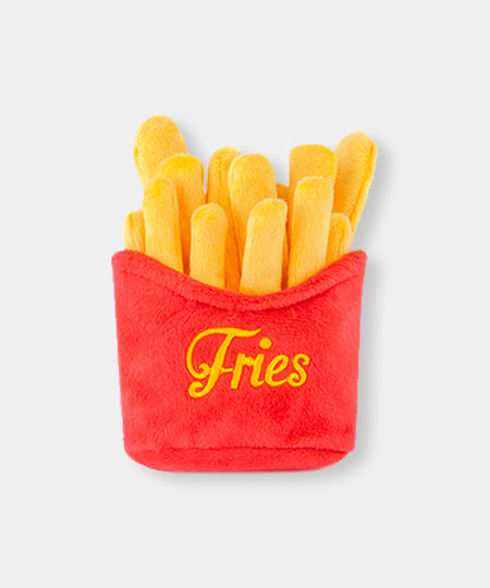 Peluche pour chien frites pet play