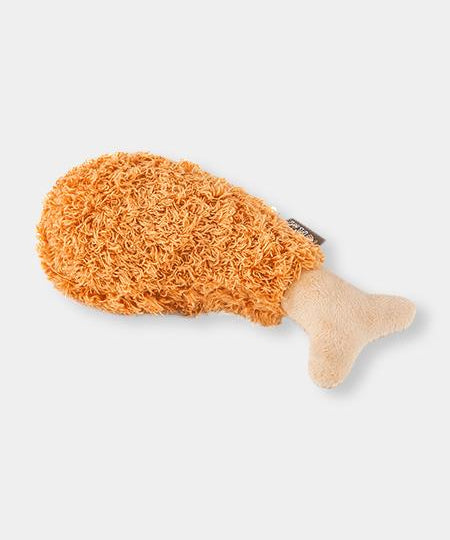Peluche pour chien poulet frit pet play