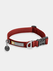 ruffwear-collier-front-range-pour-chien-rouge-red-clay