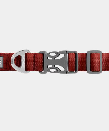 ruffwear-collier-front-range-pour-chien-rouge-red-clay
