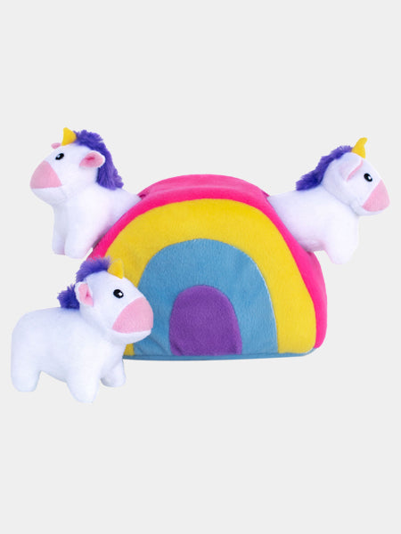 zippy-paws-jouet-occupation-peluche-pour-chien-licorne