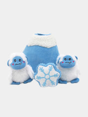 zippy-paws-peluche-pour-chien-Holiday-Burrow-Yeti-Mountain
