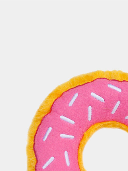 zippy-paws-peluche-pour-chien-donut-fraise