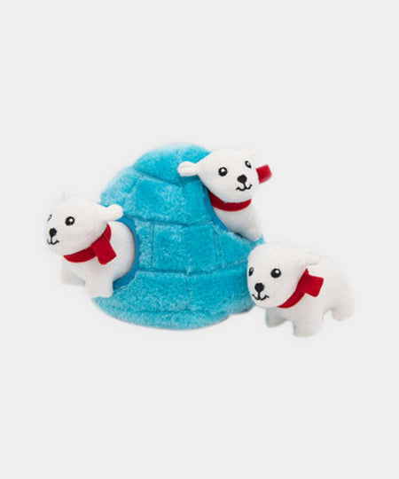 zippy-paws-peluche-pour-chien-igloo-ours-polaire