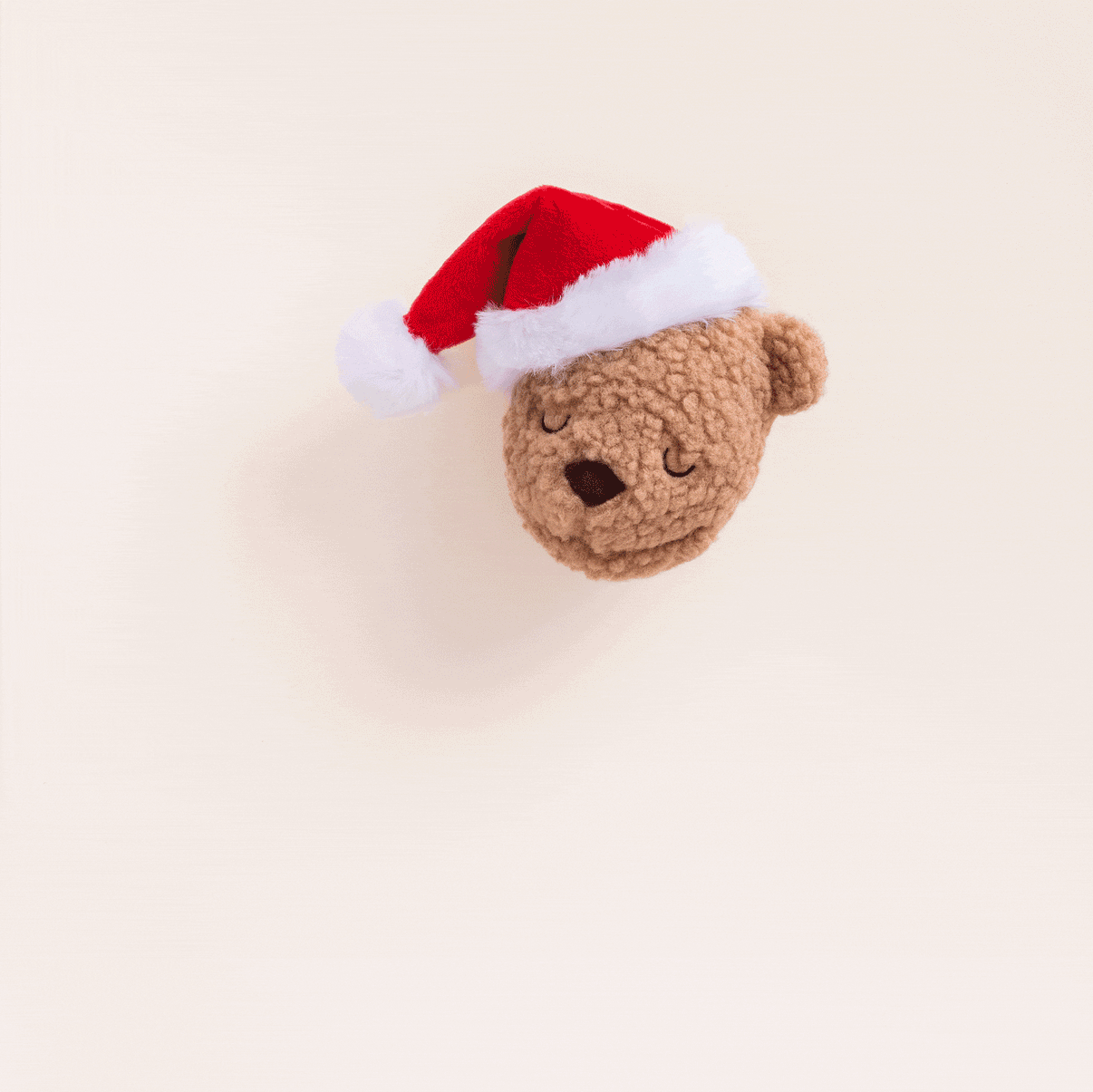 Peluche de Noël pour chien - Santa Bear  - The Foggy Dog