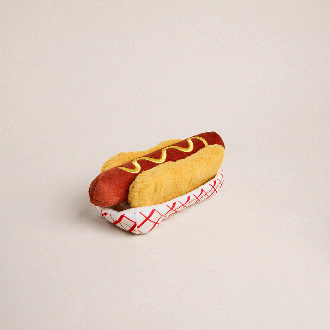 The-Foggy-Dog-peluche-fouille-balle-pour-chien-hotdog
