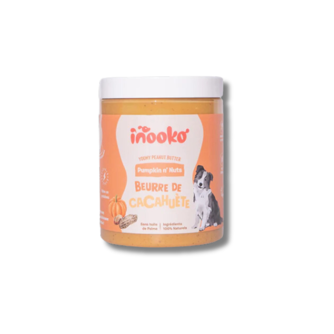 Beurre de cacahuète pour chien à la citrouille