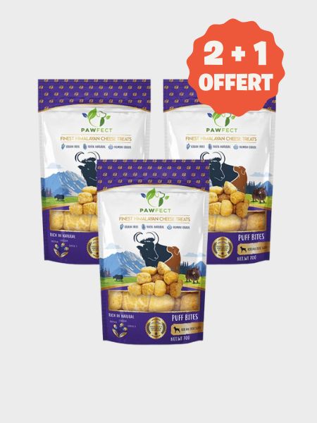 Bouchées de Fromage de Yak soufflé pour chien - Pawfect offre 2+1 offert
