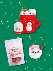 Box de noël pour chien chocolat réconfortant