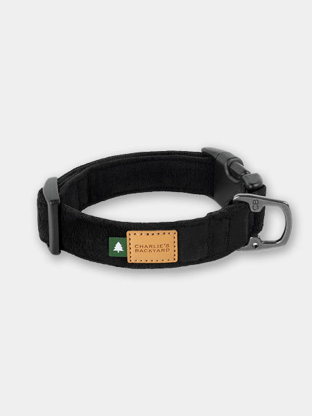 Inooko Collier pour chien - Town - Noir - Charlie's Backyard - inooko