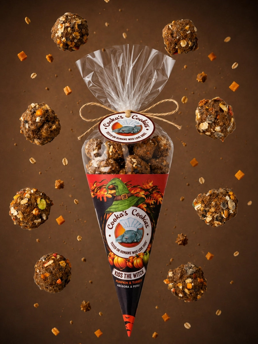 Cookas-Cookies-Friandises-naturelles-saines-chien-chiot-halloween-Kiss-the-Witch