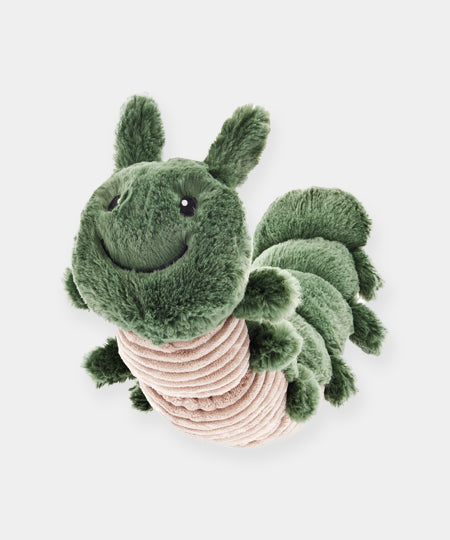       Ferribiella-jouet-pour-chien-peluche-chenille-verte