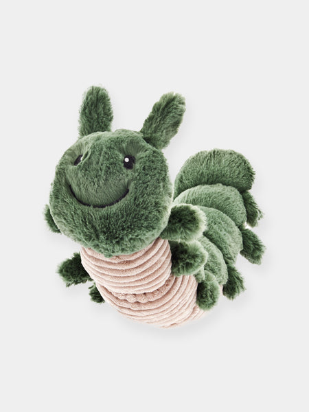       Ferribiella-jouet-pour-chien-peluche-chenille-verte