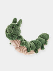       Ferribiella-jouet-pour-chien-peluche-chenille-verte