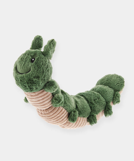       Ferribiella-jouet-pour-chien-peluche-chenille-verte