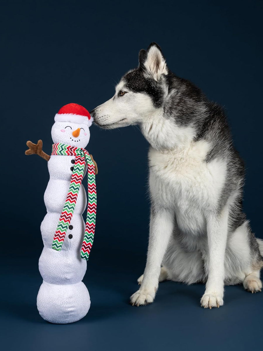 Fringe-petshop-peluche-design-chien-bonhomme-de-neige-noel-xxl
