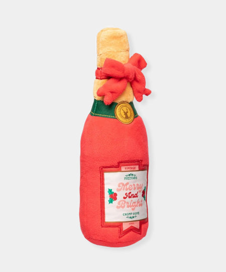 Fuzzyard-peluche-pour-chien-noel-bouteille-champagne
