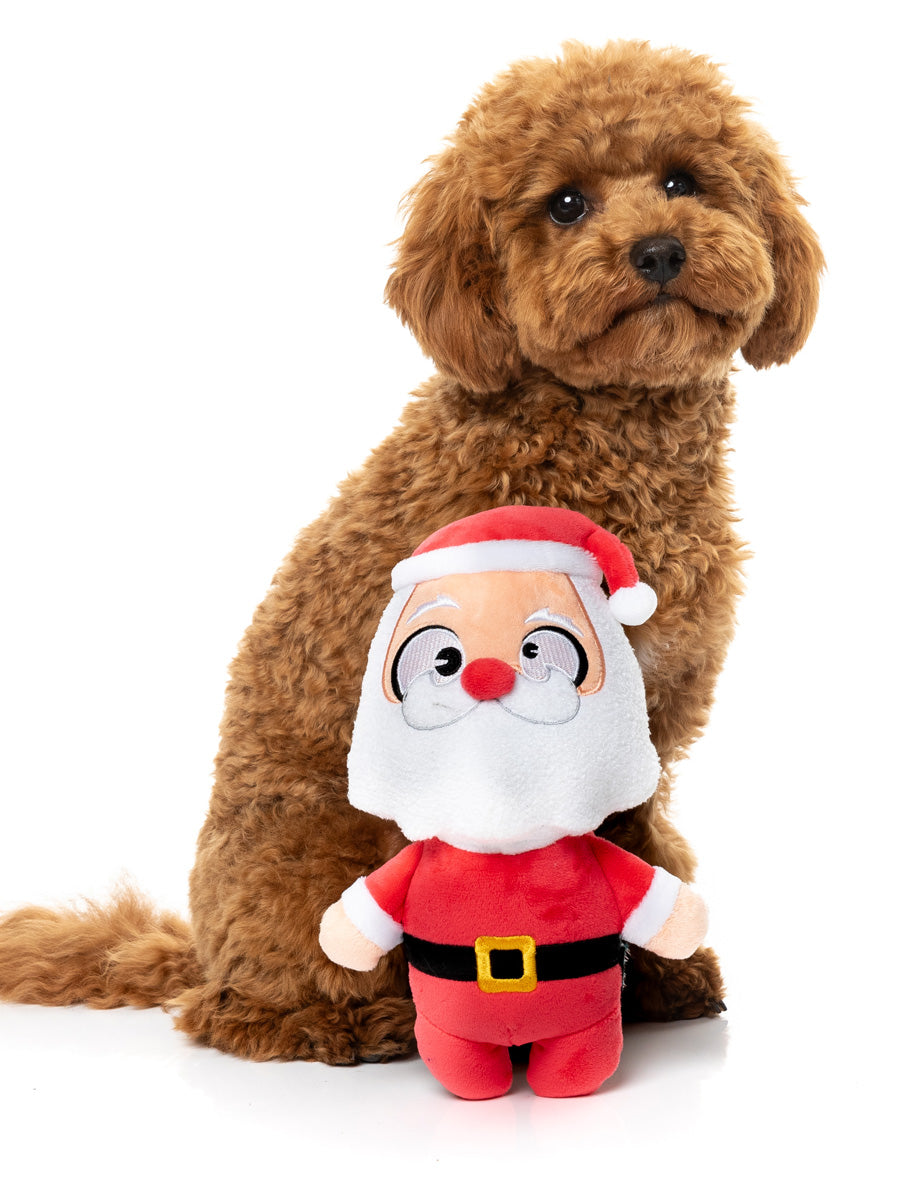 Fuzzyard-peluche-pour-chien-originale-pere-noel